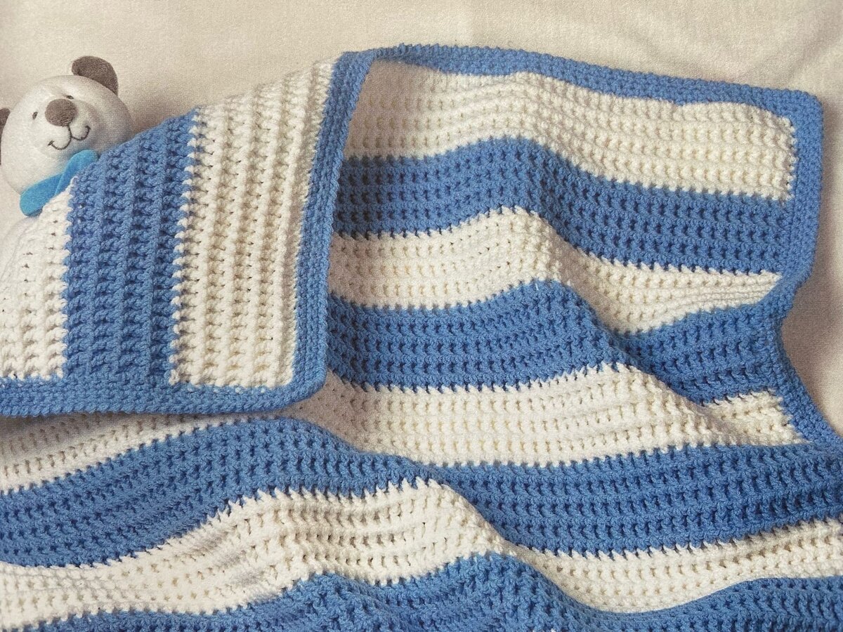 Вязаное одеяло