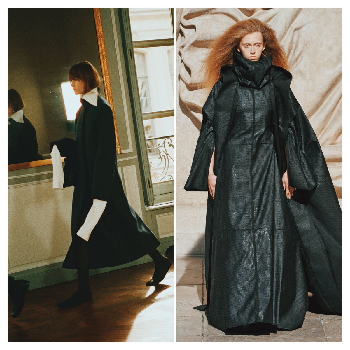 Слева направо: The Row Resort 2023, Rick Owens 