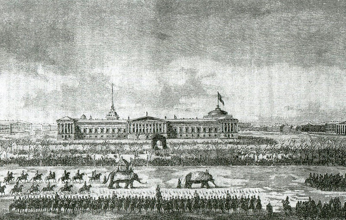 Слоны в Санкт-Петербурге