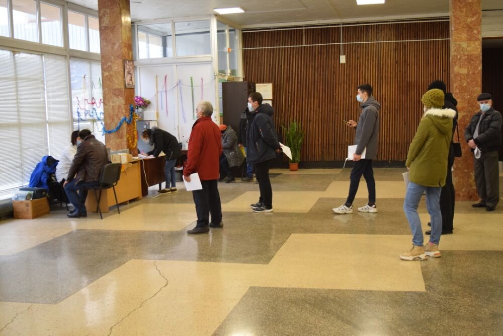 Очередь на регистрацию 