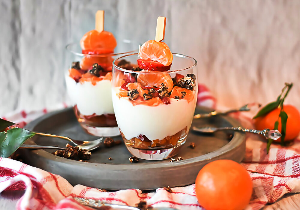 Мандариновая «Панна-котта»