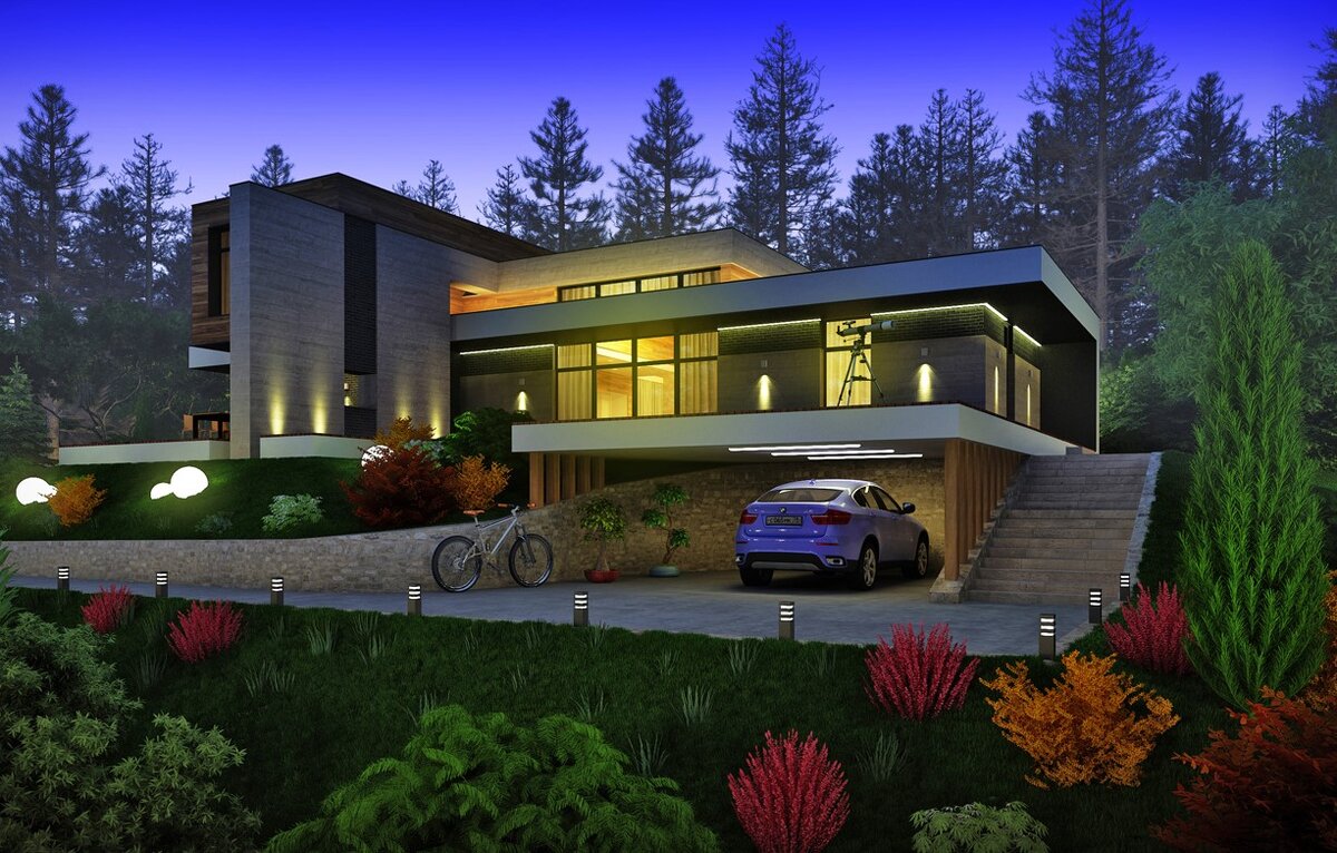 Проект современного дома 