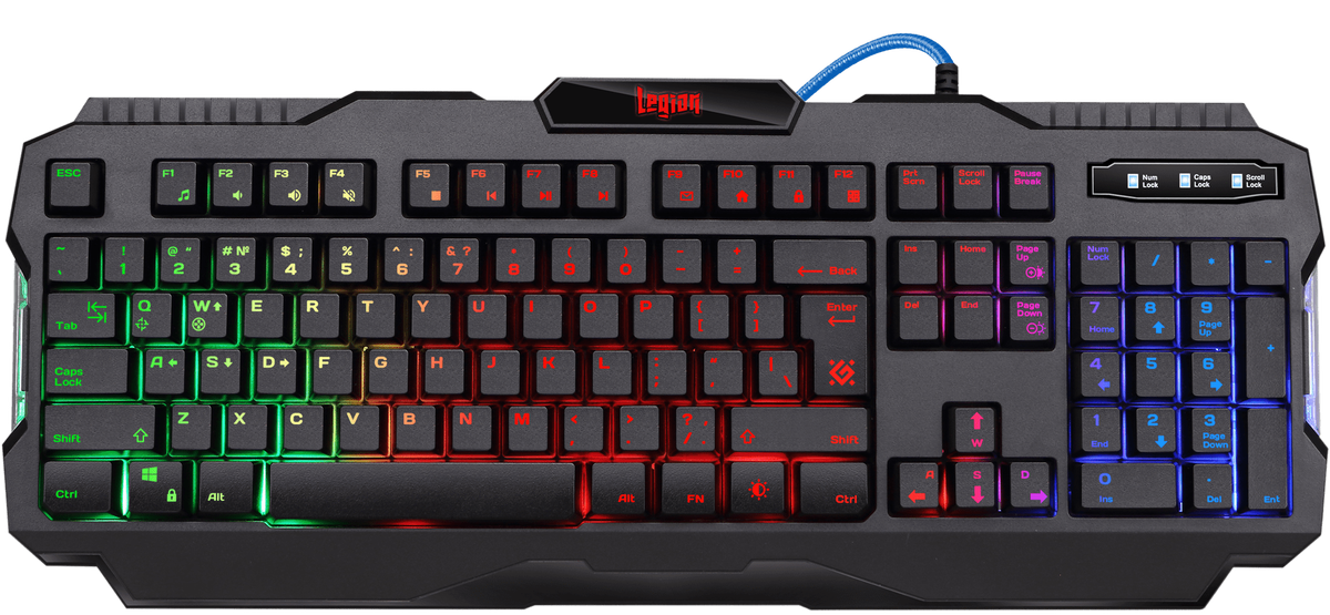 Defender Legion GK-010DL RU Black USB