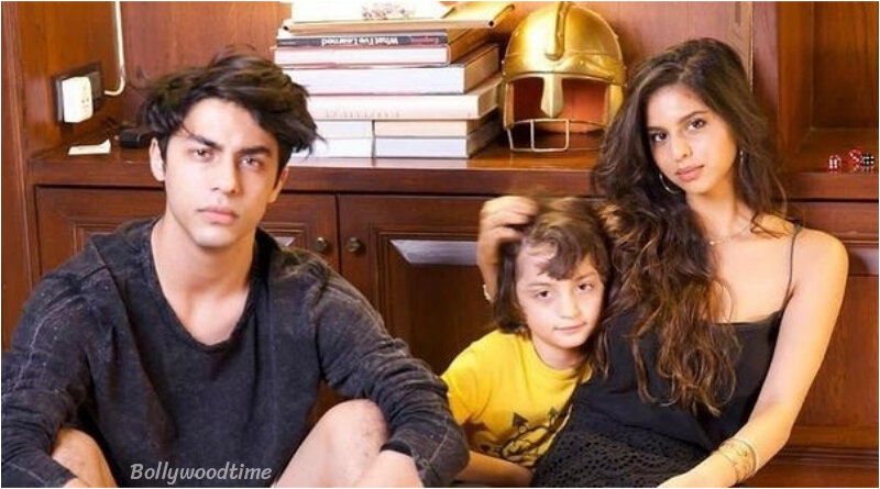 Арьян, Абрам и Сухана - дети Шахрукха Кхана