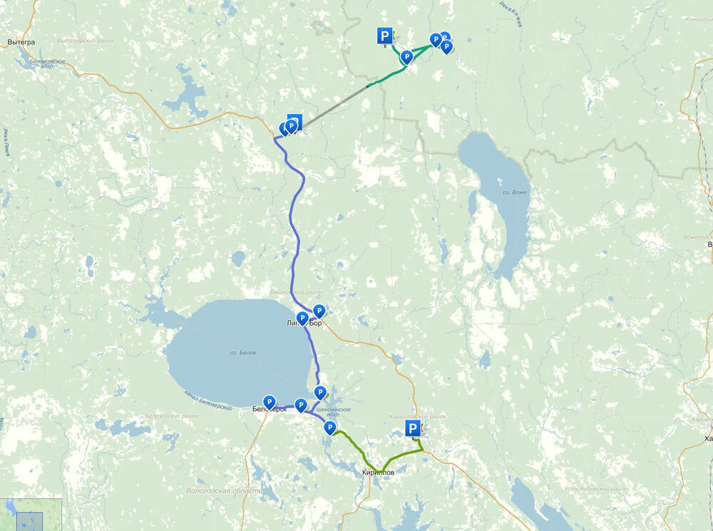 Карта ферапонтово кирилловского района