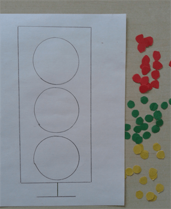 Светофор своими руками из пластилина и картона