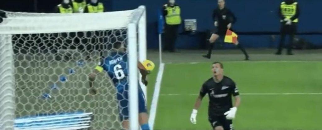 Скриншот с трансляции matchtv.ru