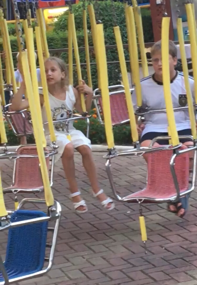 Фото:моё Аттракционы парк Ривьера