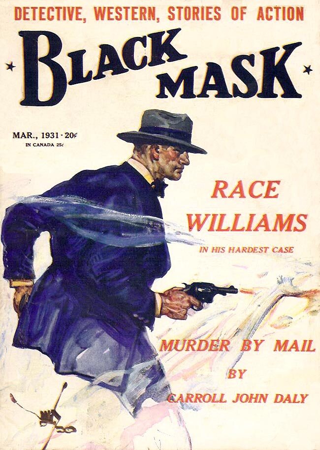 Обложка журнала "Чёрная маска" (1931)