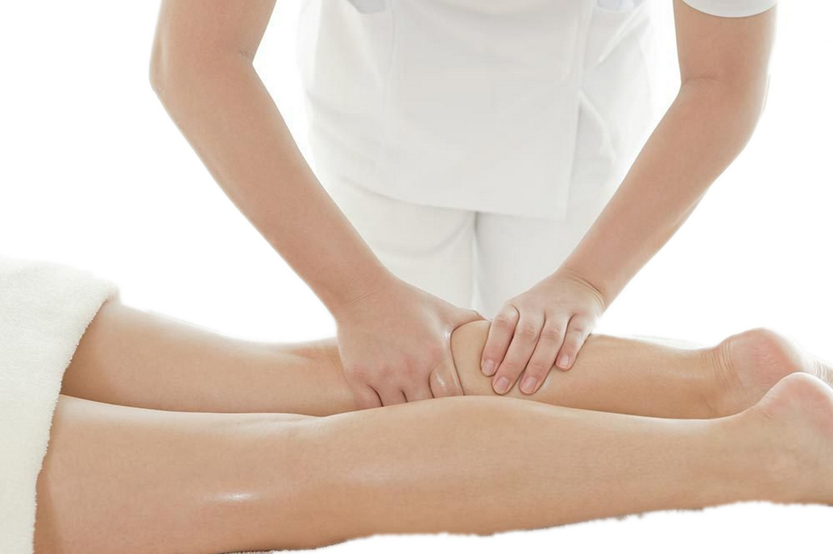 Ручной лимфодренажный массаж ног