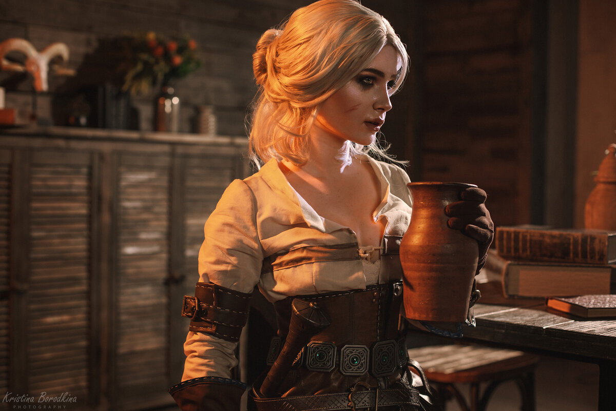 Косплей на Цири из The Witcher 3: Wild Hunt. Косплеер: Кристина Волкова. Фотограф: Кристина Бородкина.