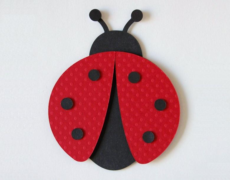 Шаблон божьей коровки