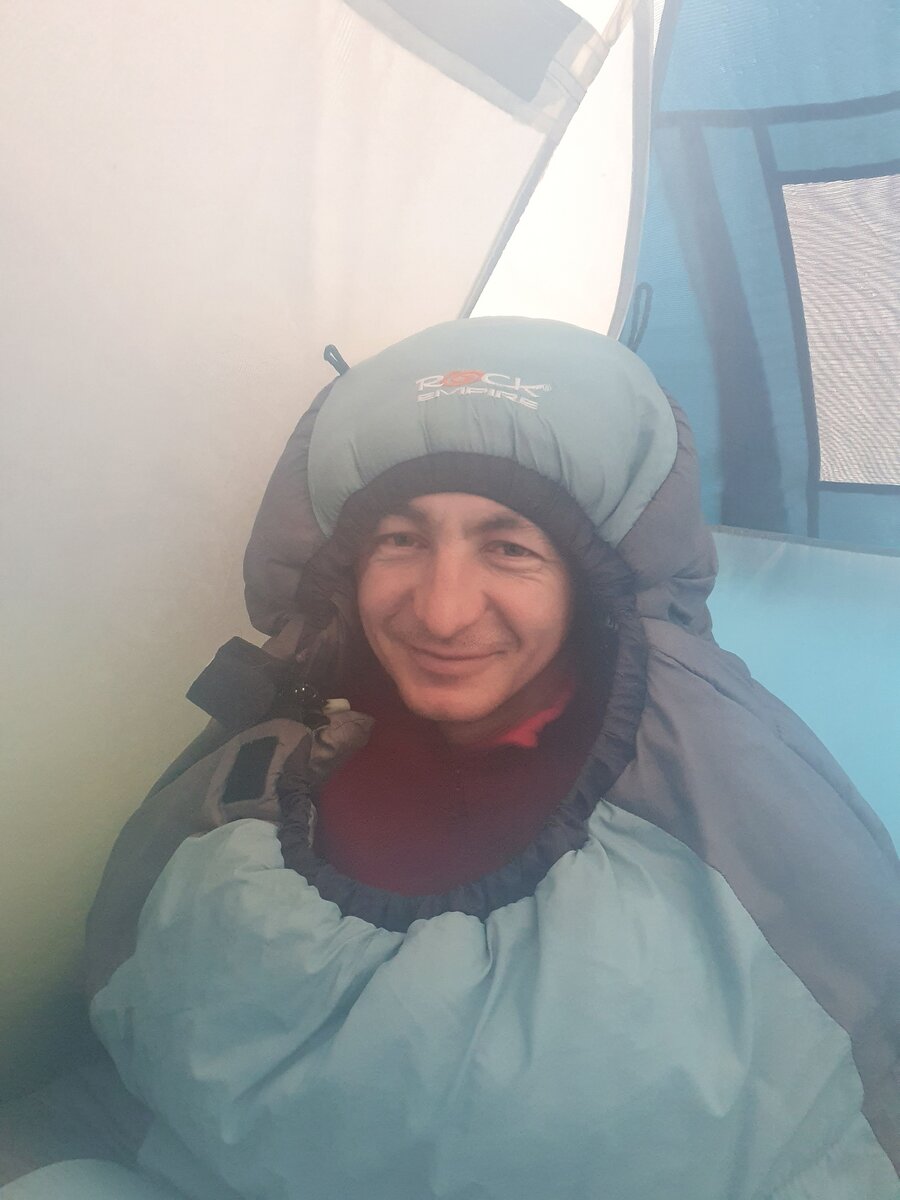 Фото в том самом спальнике Арктида