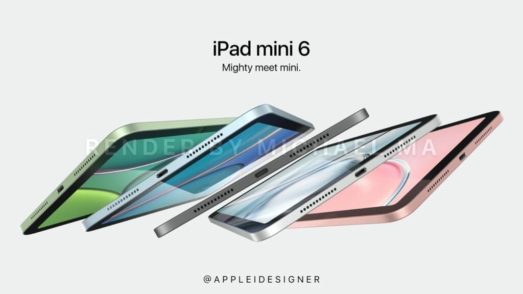 Дизайн нового iPad mini 6