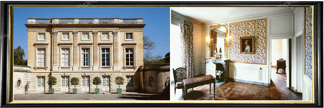 Дворец "Трианон" и комната Марии-Антуанетты. 