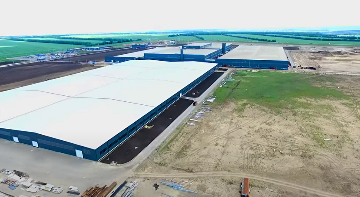 Предприятие носит современный характер производства машин.