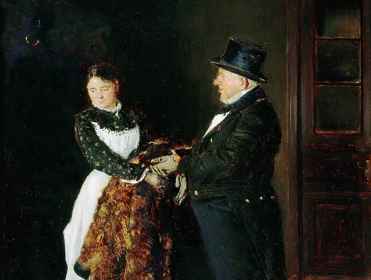 Владимир Маковский «В передней», 1884 год