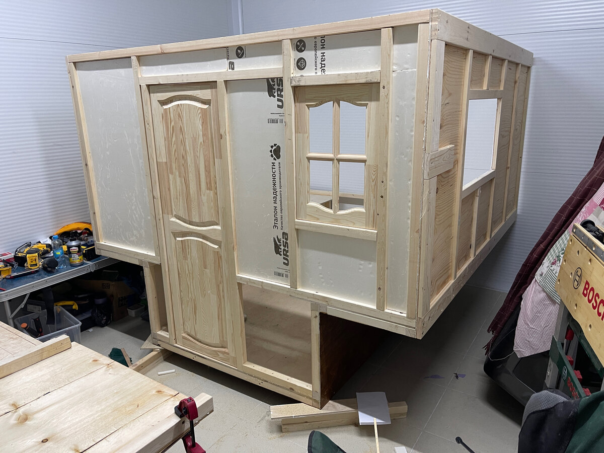 Всего за несколько недель основные работы по строительству уже были готовы