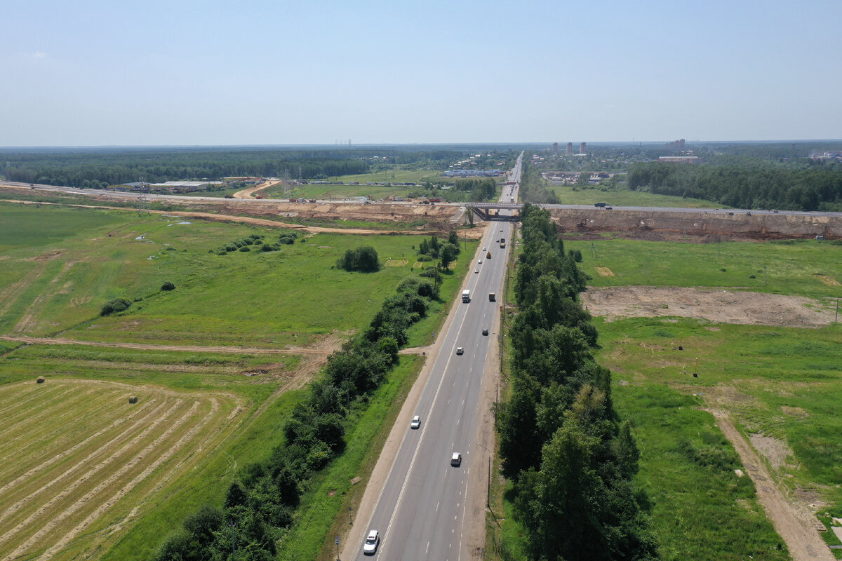 ЦКАД. Участок трассы