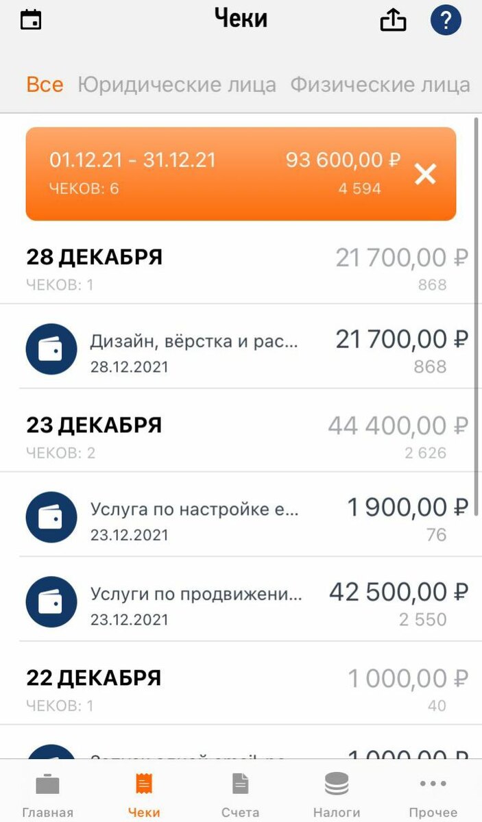 93600 руб мне заплатили заказчики, 4594 руб - уплачено налога по самозанятости. 