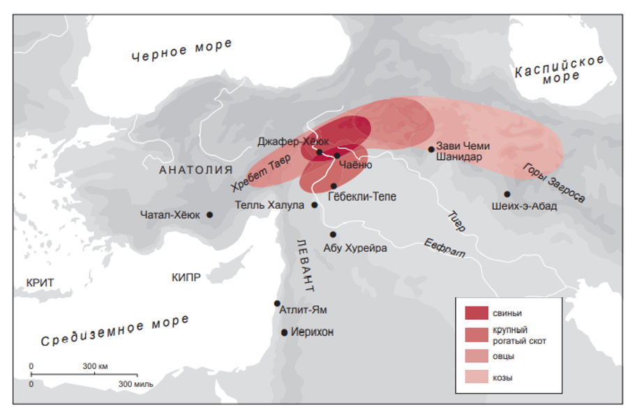 Иллюстрация из книги Дж Манко «Как заселялась Европа».