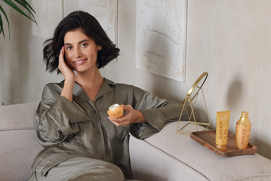 Schönheitskonzentrat – Kollagen.  Zur oralen Anwendung und in der Kosmetik