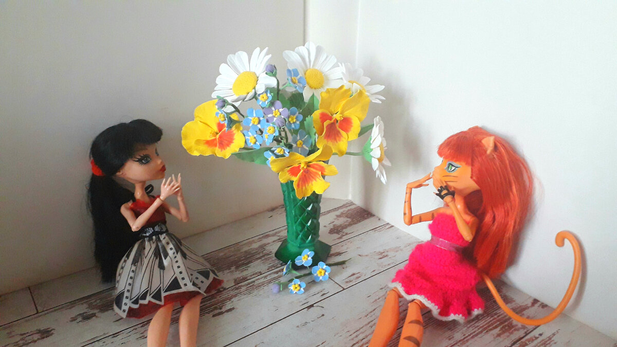 Наши цветы из зефирной глины - только авторские фото.