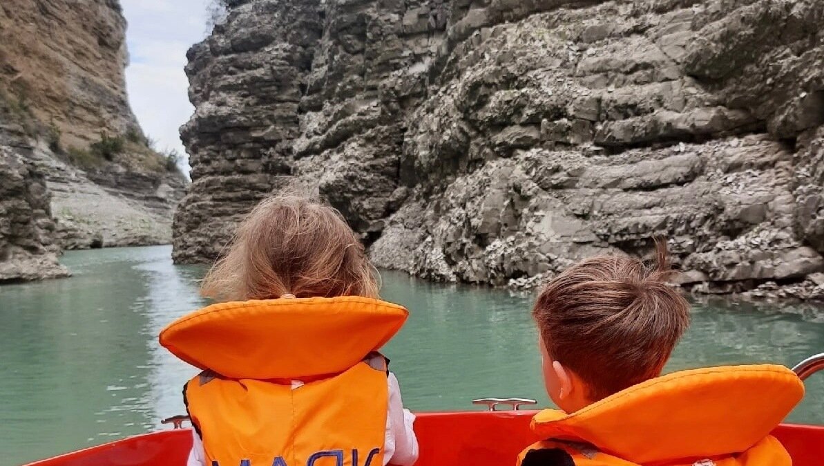 Ирганайское водохранилище и Сулакский каньон