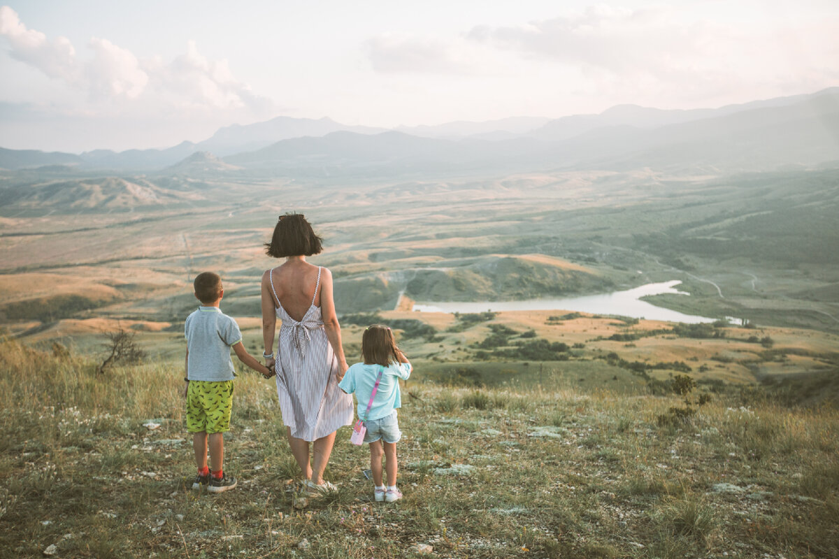 Я с детьми на отдыхе в Крыму