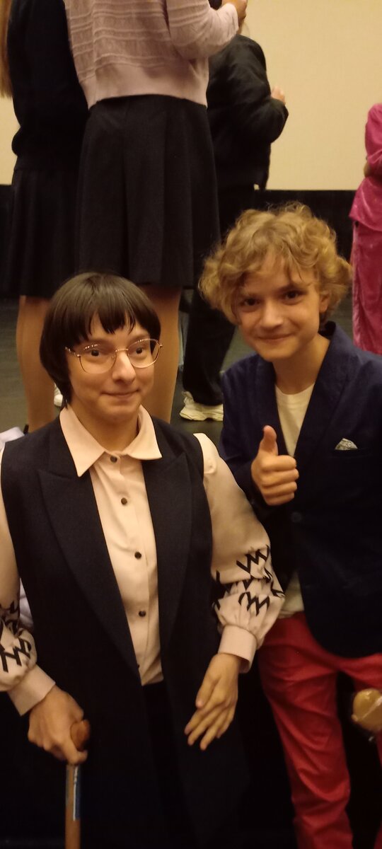 С исполнителем роли Коли - Даниилом Муравьёвым-Изотовым. Фото автора.