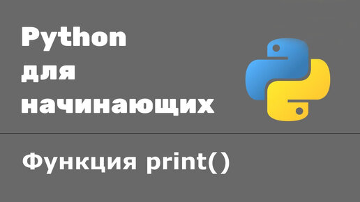 Урок Python 6: Функция print()