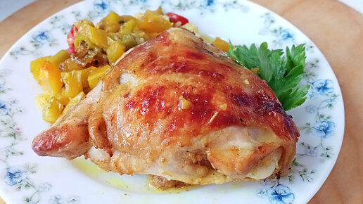 Курица с тыквой в духовке рецепт с фото пошагово