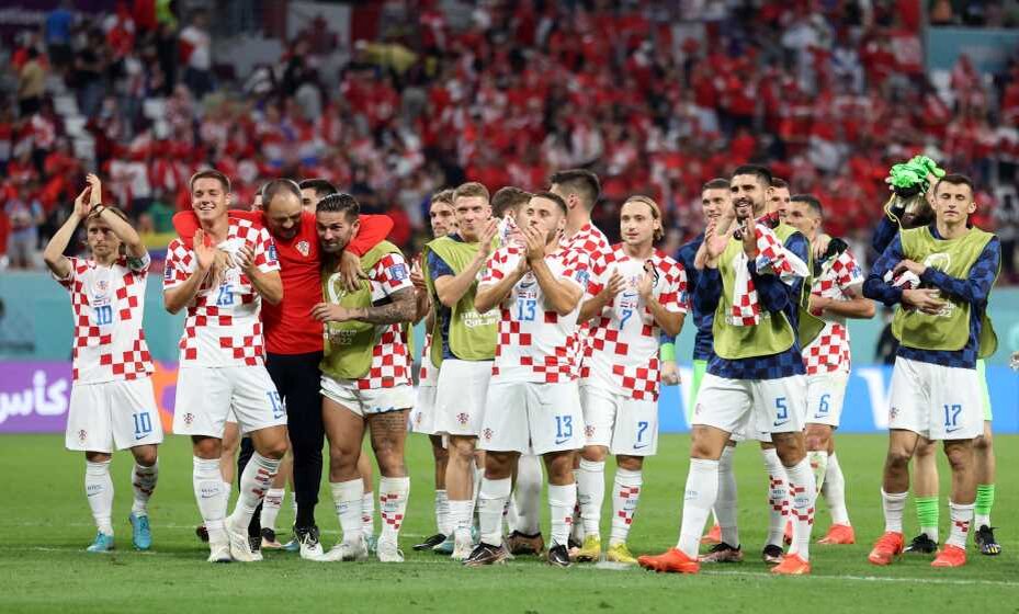    Хорваты празднуют победу над дерзкими канадцами. Фото: Reuters