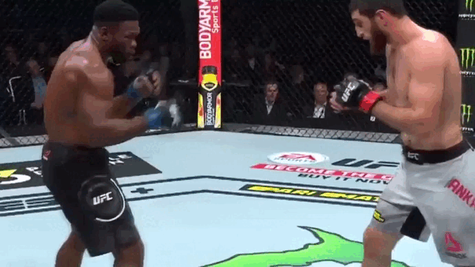 Анкалаев сносит Дальчу Лунгиамбулу - "мешок", но финиш красивый