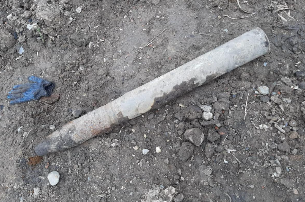    В Хабаровске нашли артиллерийский снаряд на стройплощадке