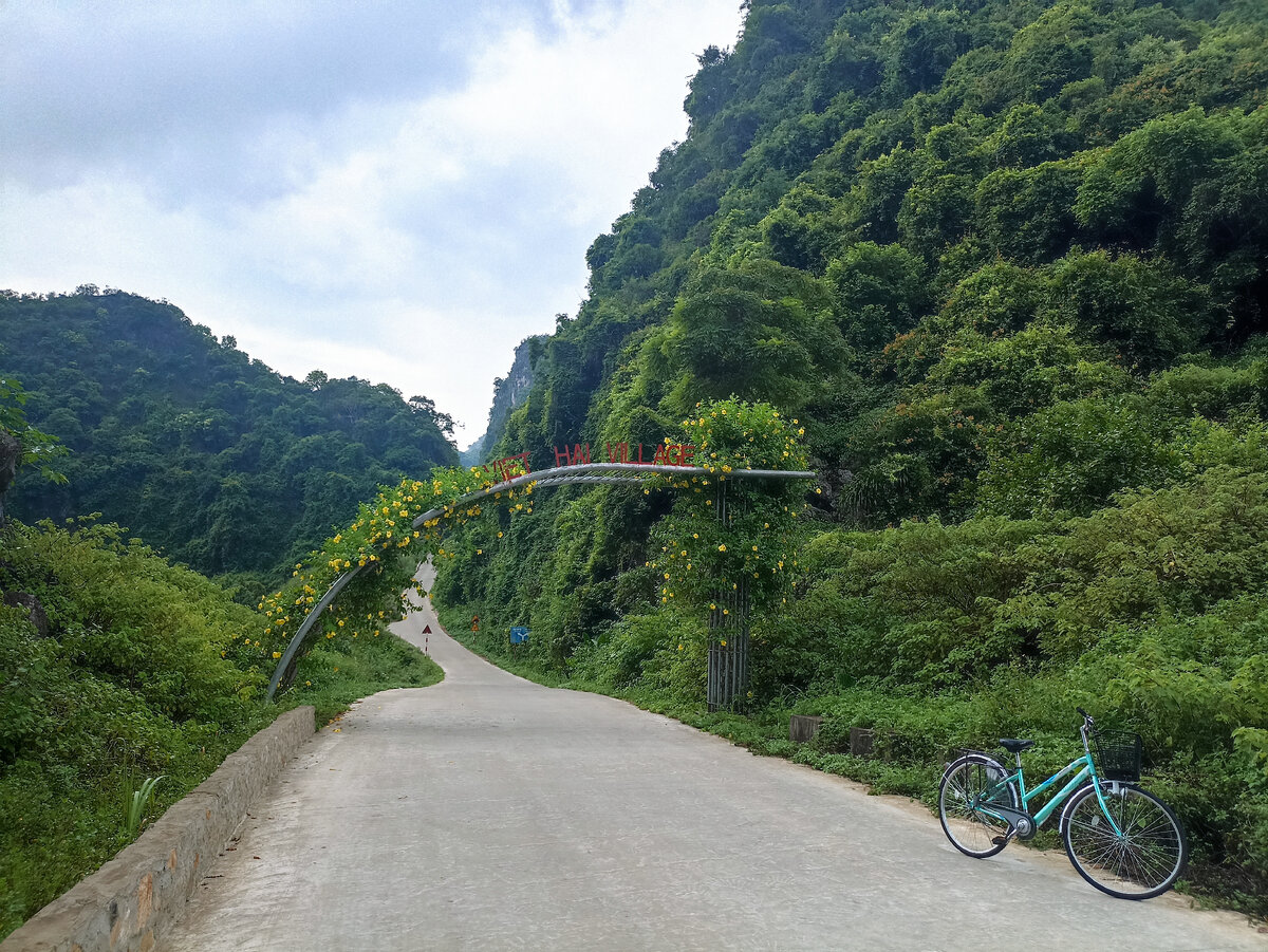 Въезд в деревню Viet Hai