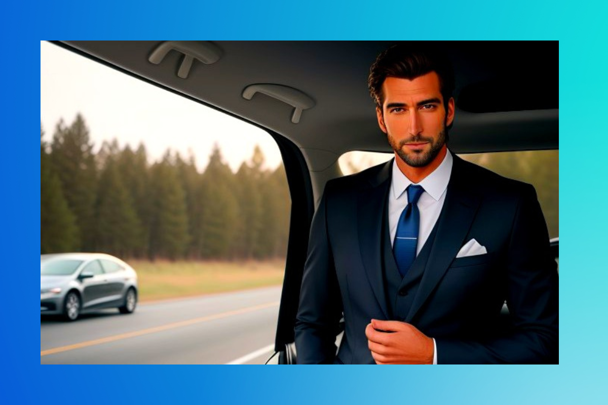 Сам видный мужчина и жена красавица