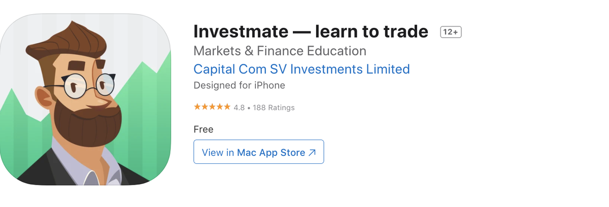 Иконка приложения Investmate для iOS