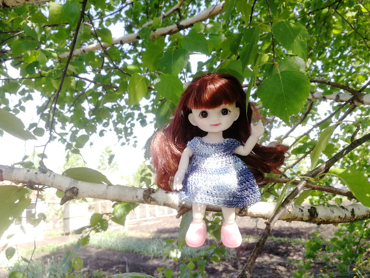 Кукольное платье из волшебной \"YarnArt Tulip\": описание вязания | Анна ...