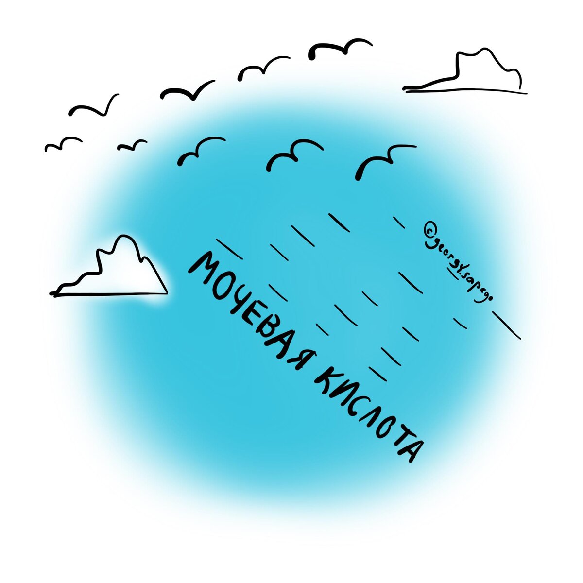 Мочевая кислота из птичек