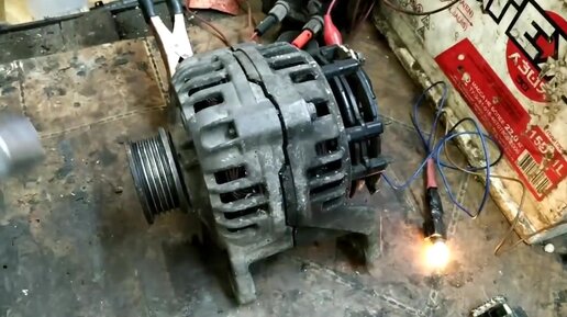 Ремонт генератора Bosch от Audi А6С4 90а. Подшипники ИРН и немного ...