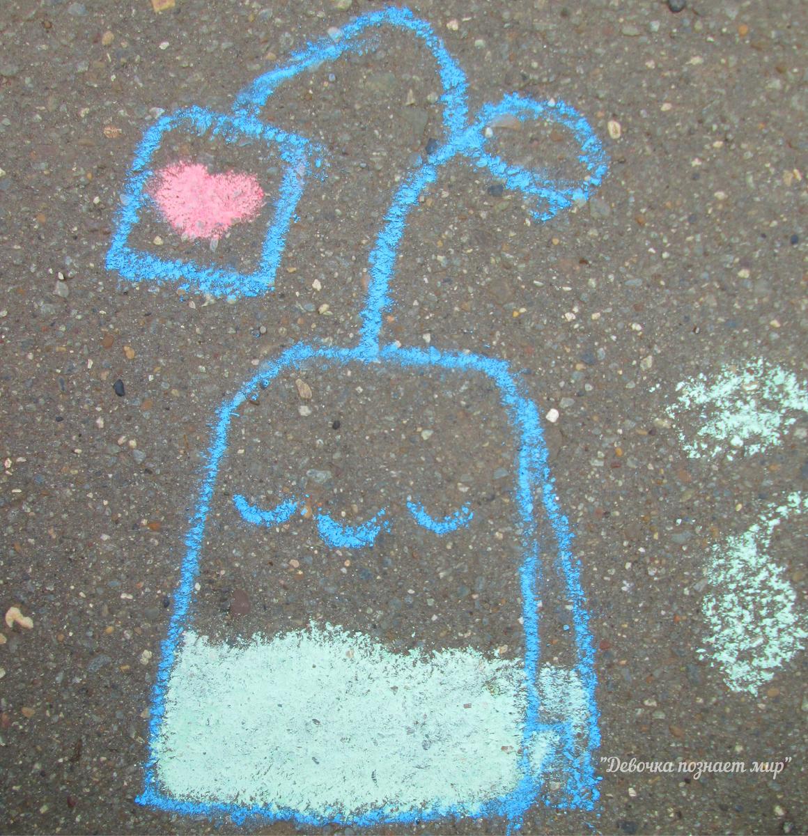 Рисование на асфальте - совмещаем развлечения с пользой!