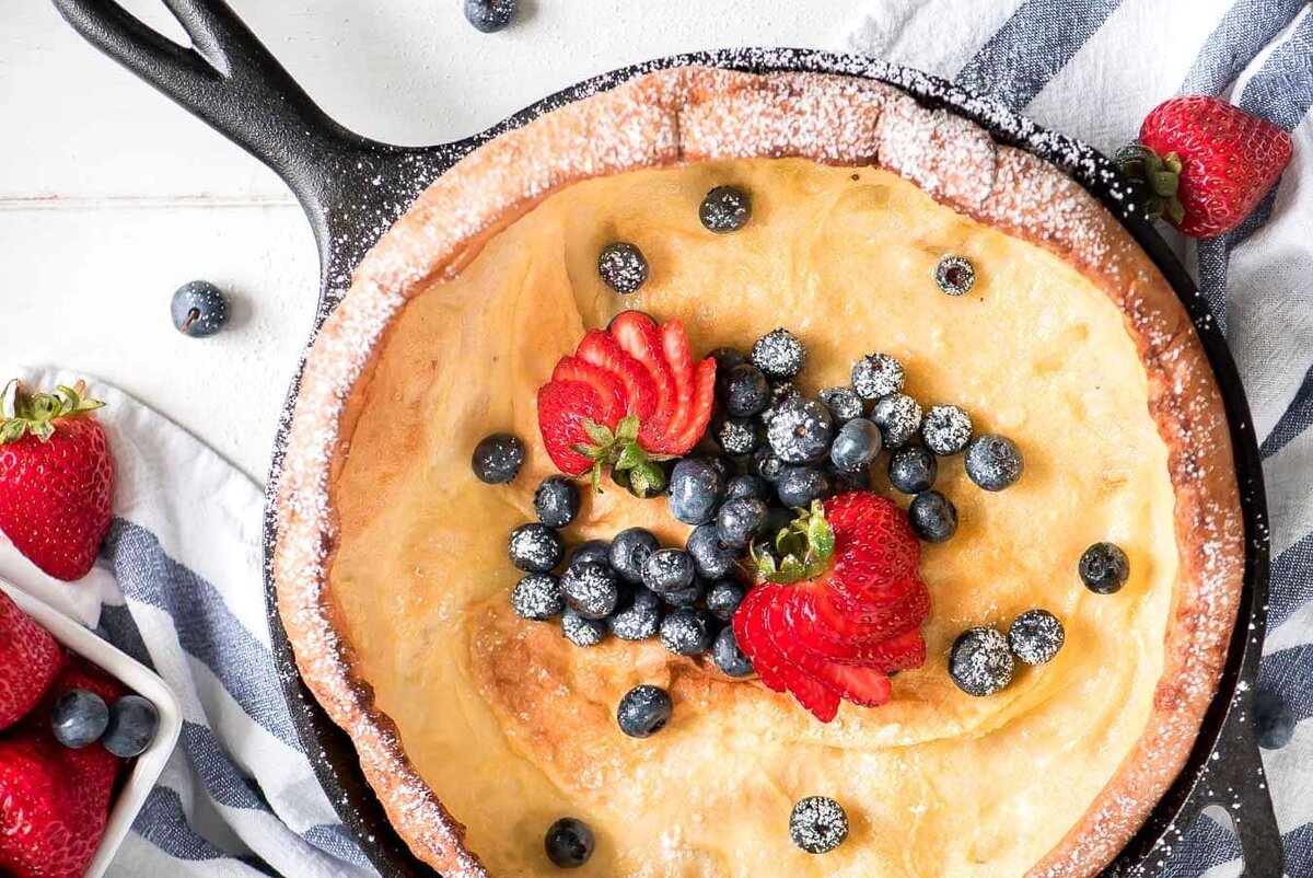 Голландский блинчик или Dutch baby pancake | Mister Povar | Дзен