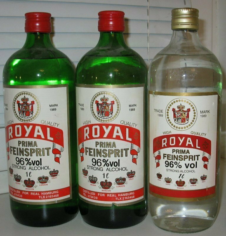 Легендарный спирт Роял.