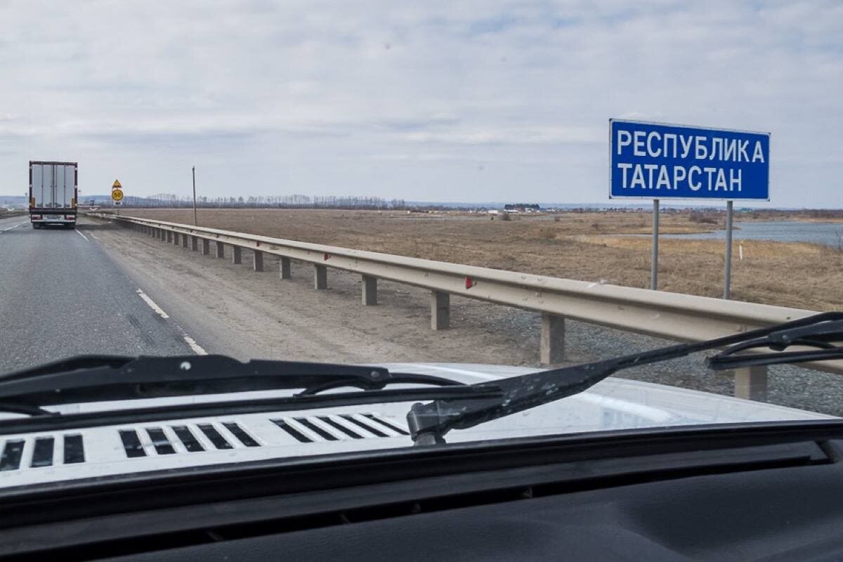 В Башкирии верблюд охраняет въезд в населённый пункт