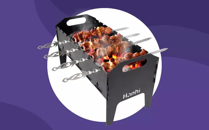 Срок службы — вечность. Обзор разборного мангала Hanhi