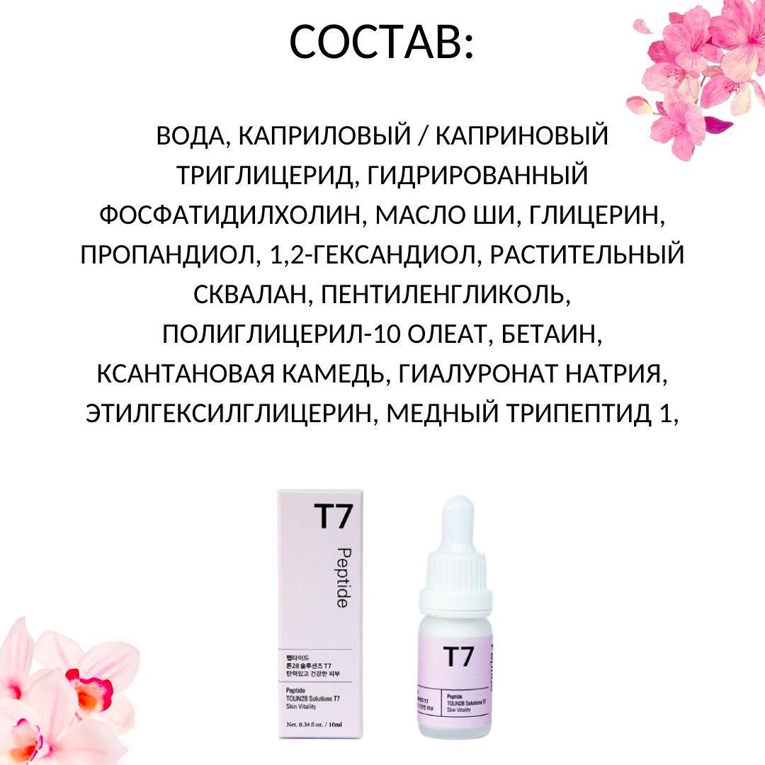 Состав Сыворотки T7 от Toun28 