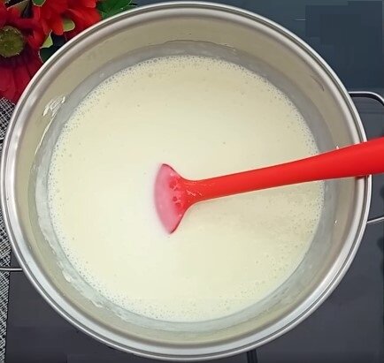 Получился изумительно нежный крем 