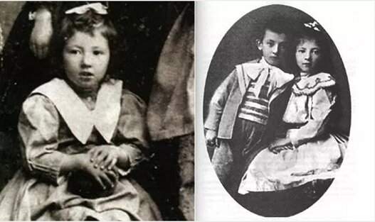 Фаина Раневская в детстве. (На фото справа - с братом) Источник: https://uznayvse.ru