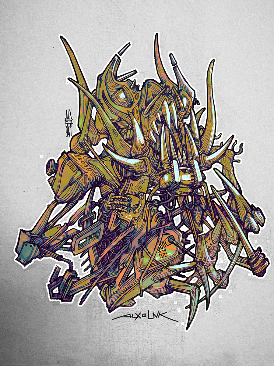 Бумага / тушь / компьютерная графика